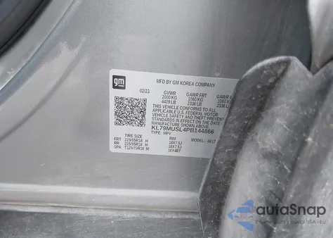 2023 Chevrolet Trailblazer Awd Rs из США, поврежденный, VIN KL79MUSL4PB144866